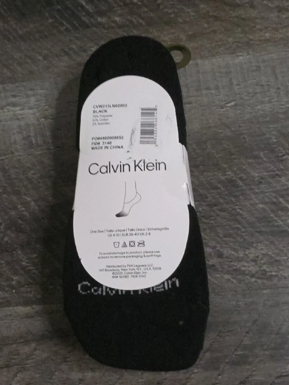 Calvin Klein Black Lightweight Sneaker Liner Socks - Women's 6 Pack